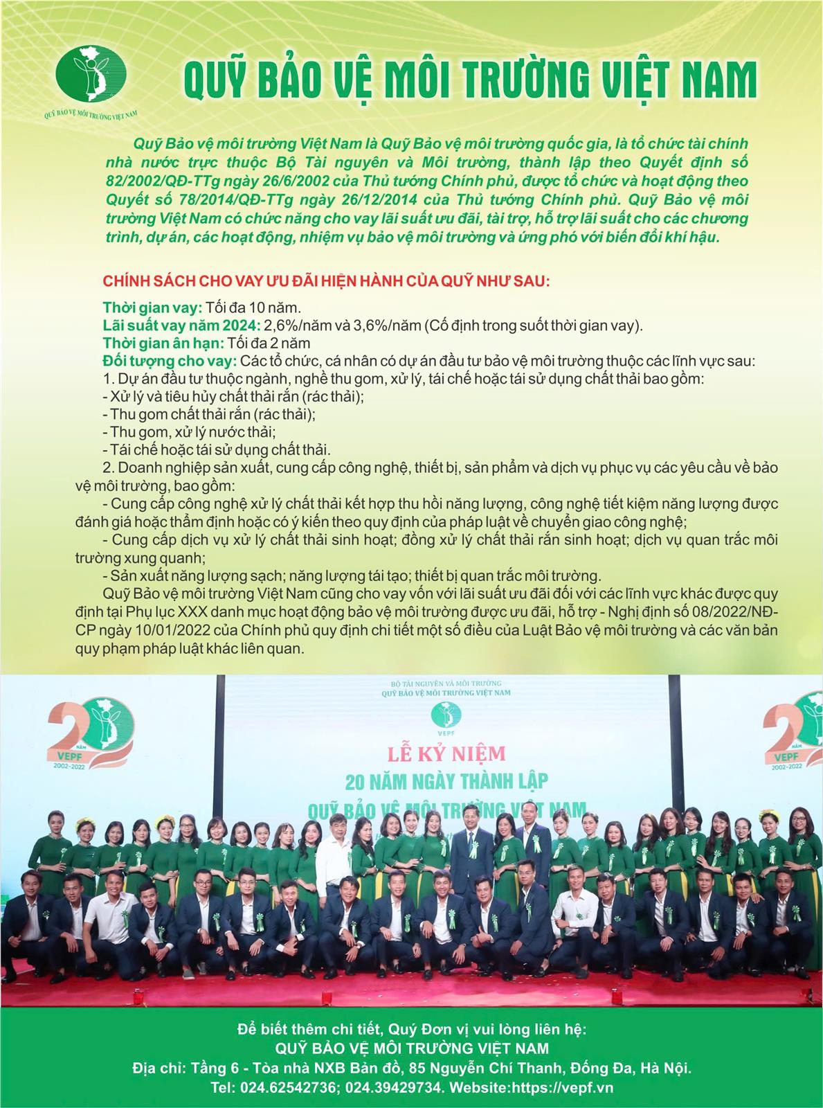 quỹ bảo vệ môi trường
