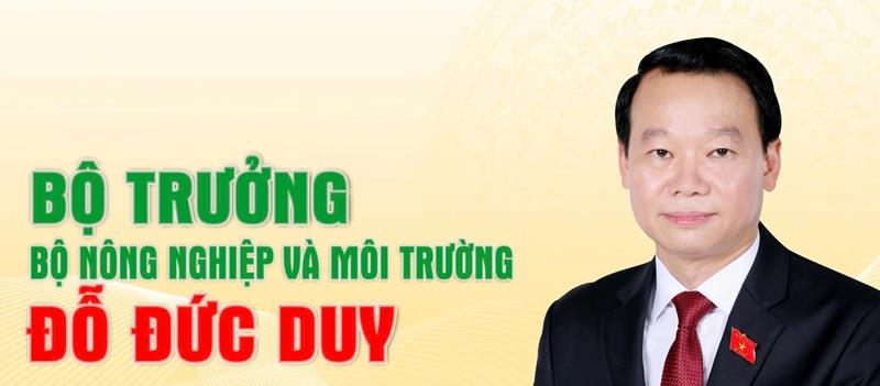 tân bộ trưởng bộ nông nghiệp và môi trường đỗ đức duy