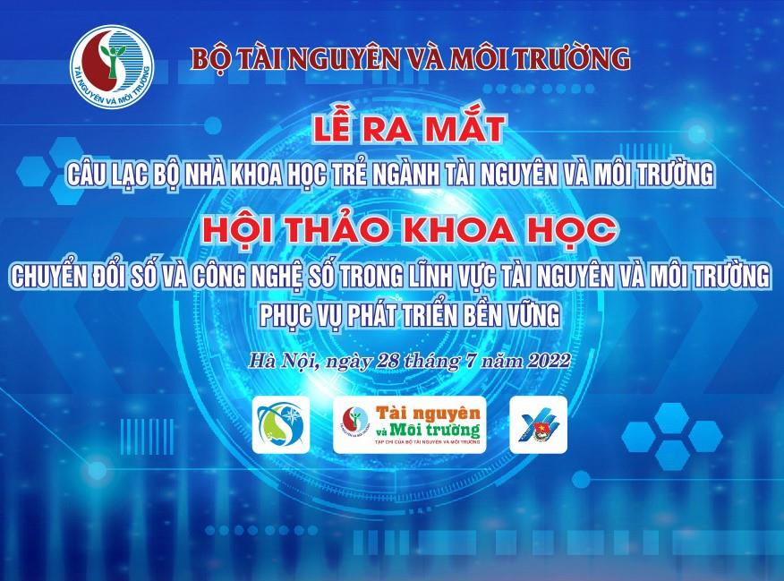 Hội nghị Các Nhà khoa học trẻ Ngành Tài nguyên và Môi trường