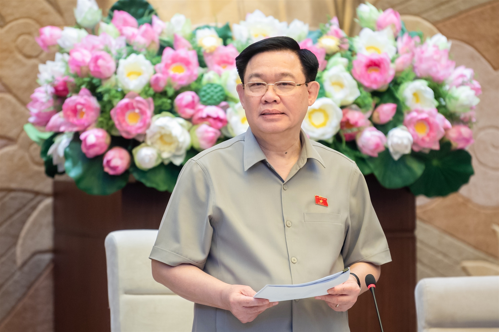 Chủ tịch Quốc hội Vương Đình Huệ: Tuyệt đối không chủ quan, nỗ lực không ngừng nghỉ để có được dự thảo Luật Đất đai (sửa đổi) tốt nhất 