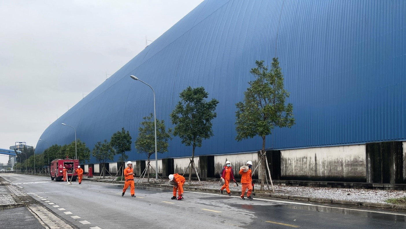 Nhiệt điện Thái Bình Tổ chức thực tập phương án chữa cháy, tìm kiếm cứu nạn, cứu hộ tại cơ sở năm 2023