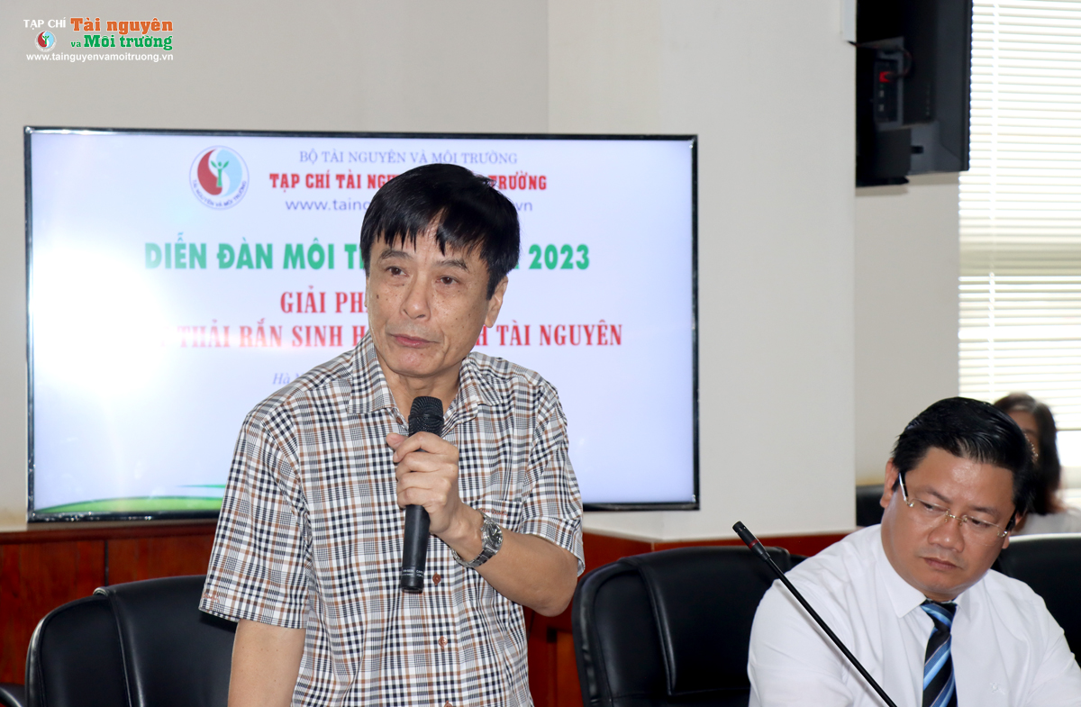 Diễn đàn môi trường năm 2023: Giải pháp xử lý chất thải rắn sinh hoạt thành tài nguyên