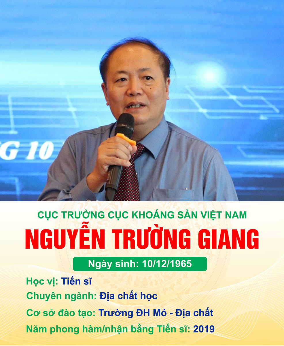 Danh sách đội ngũ cán bộ, công chức, viên chức có học hàm Tiến sĩ, học hàm Phó Giáo sư và Giáo sư của Bộ Tài nguyên và Môi trường