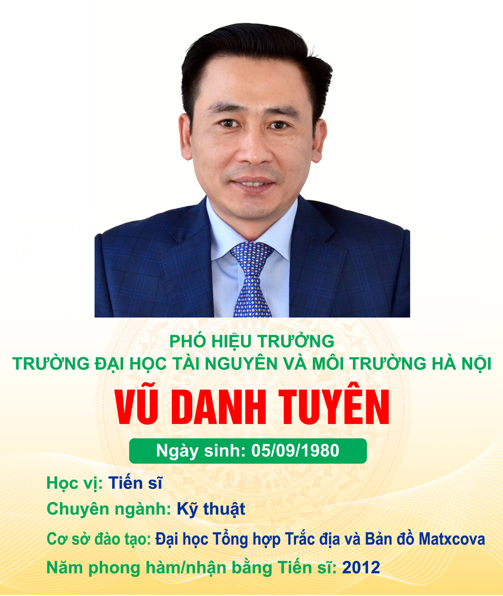 Danh sách đội ngũ cán bộ, công chức, viên chức có học hàm Tiến sĩ, học hàm Phó Giáo sư và Giáo sư của Bộ Tài nguyên và Môi trường
