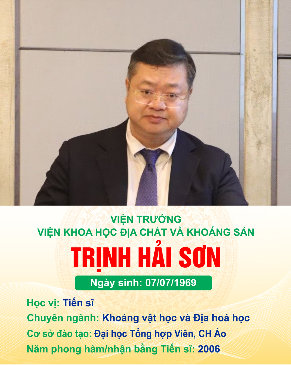 Danh sách đội ngũ cán bộ, công chức, viên chức có học hàm Tiến sĩ, học hàm Phó Giáo sư và Giáo sư của Bộ Tài nguyên và Môi trường
