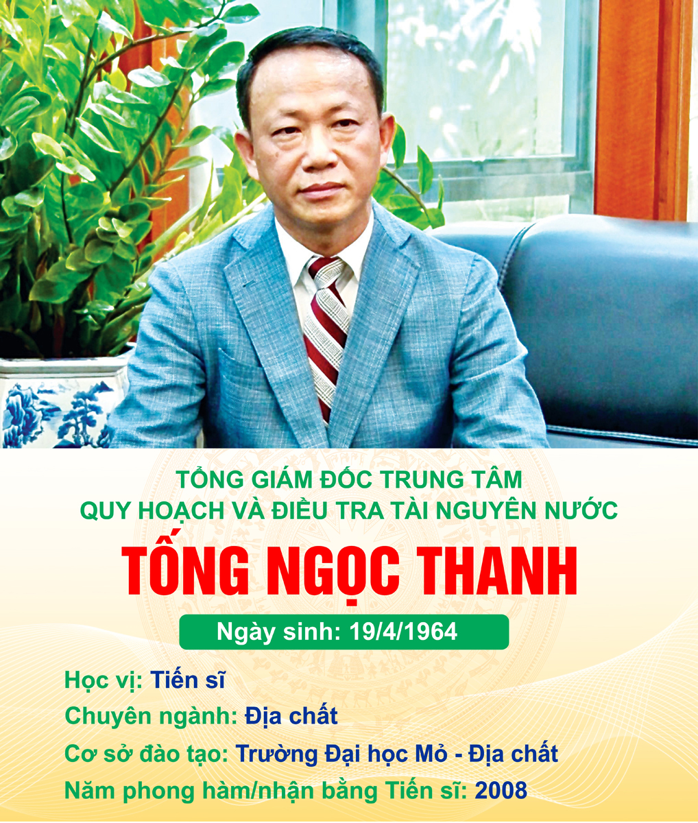 Danh sách đội ngũ cán bộ, công chức, viên chức có học hàm Tiến sĩ, học hàm Phó Giáo sư và Giáo sư của Bộ Tài nguyên và Môi trường