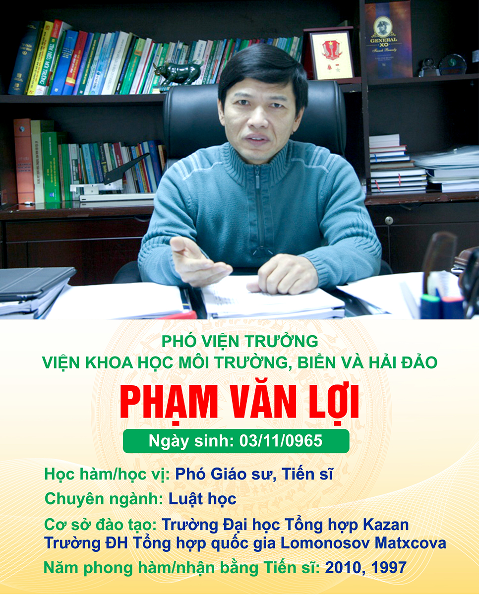 Danh sách Tiến sĩ, Phó Giáo sư, Giáo sư của Bộ Tài nguyên và Môi trường