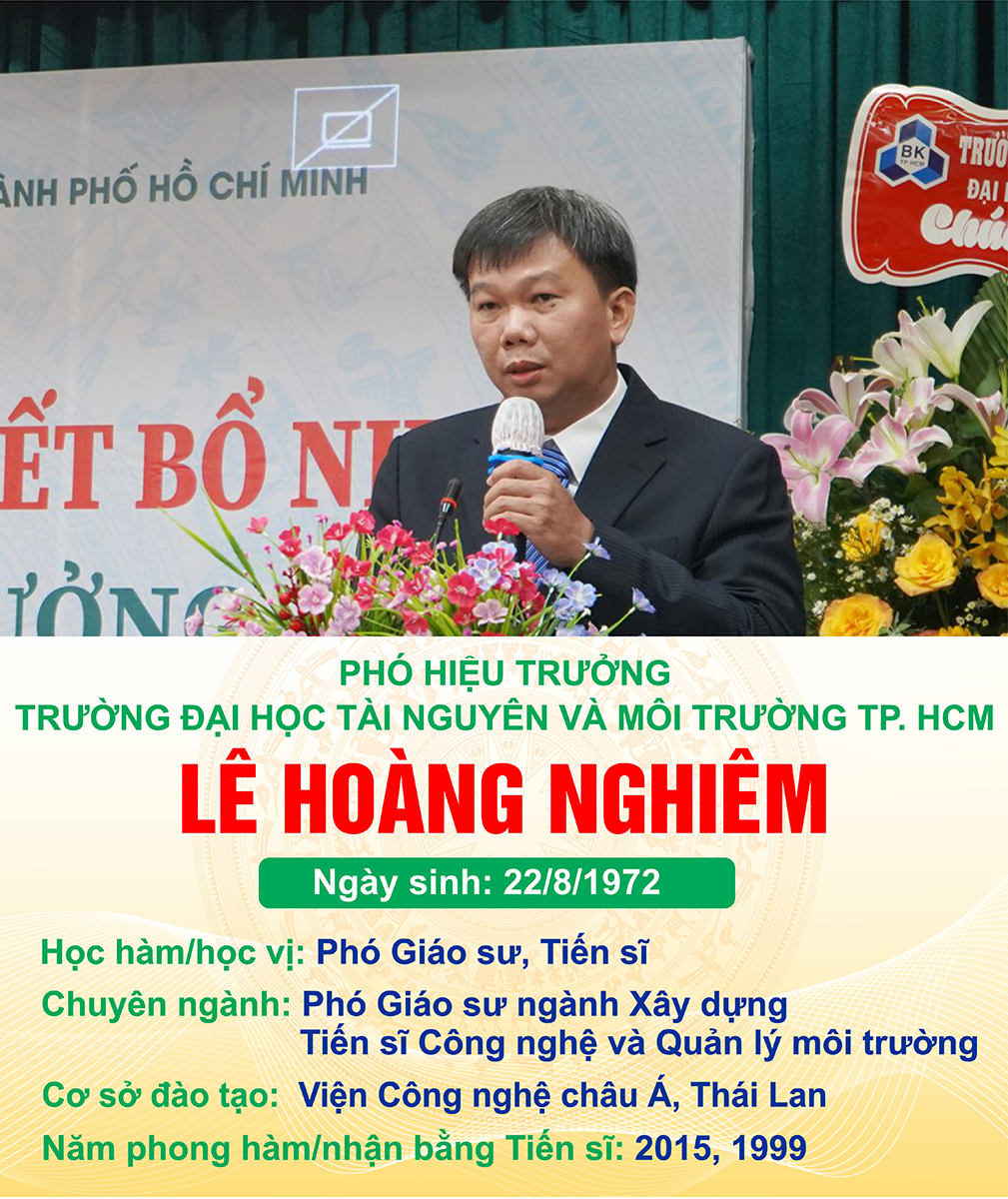 Danh sách Tiến sĩ, Phó Giáo sư, Giáo sư của Bộ Tài nguyên và Môi trường