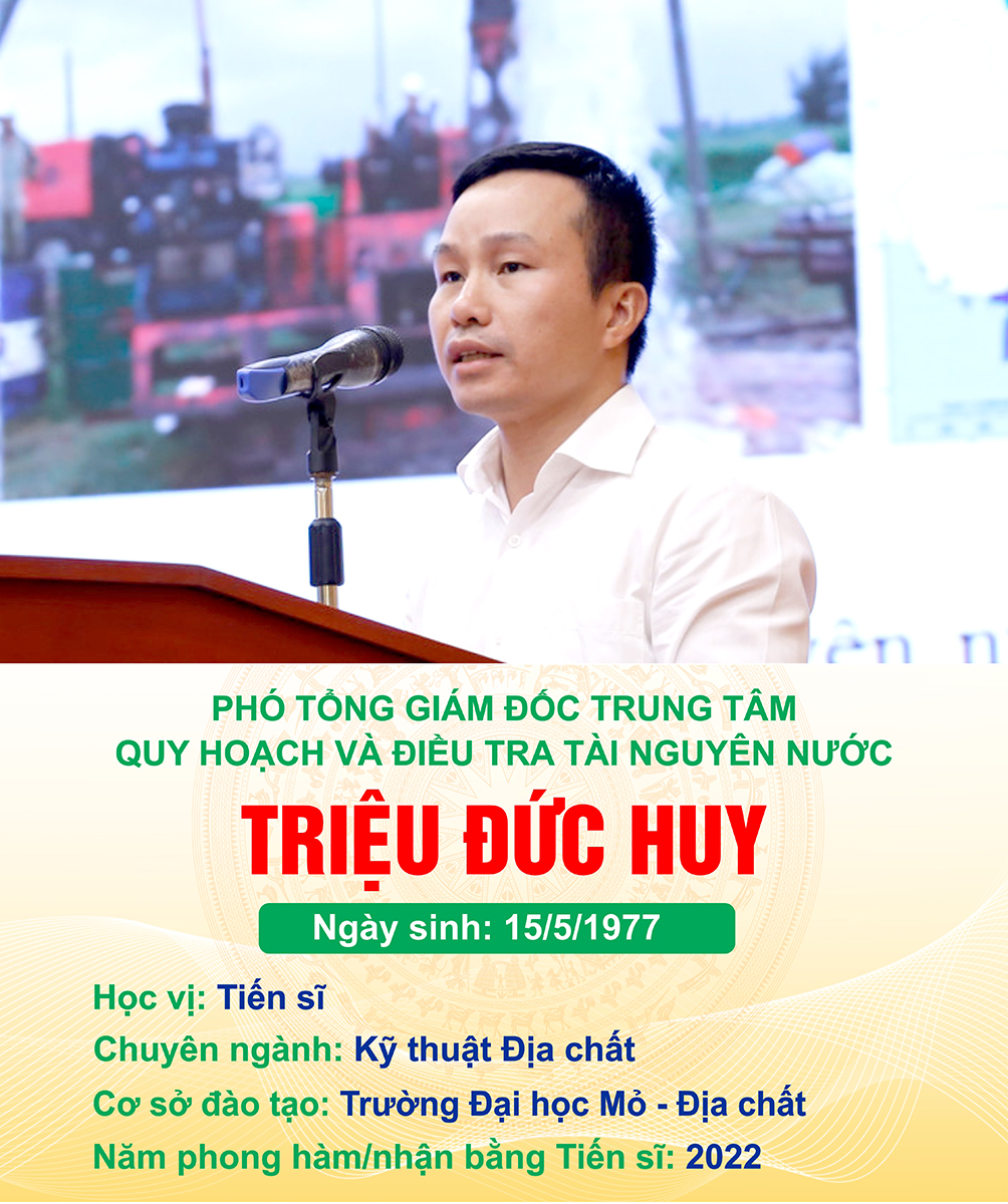 Danh sách đội ngũ cán bộ, công chức, viên chức có học hàm Tiến sĩ, học hàm Phó Giáo sư và Giáo sư của Bộ Tài nguyên và Môi trường