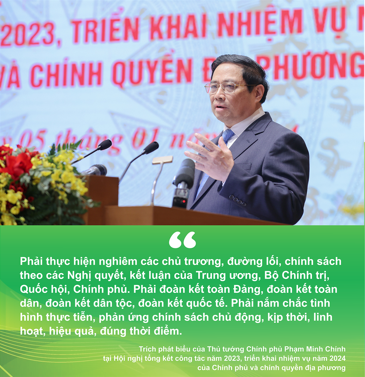 Kỷ cương trách nhiệm, chủ động kịp thời, tăng tốc sáng tạo, hiệu quả bền vững