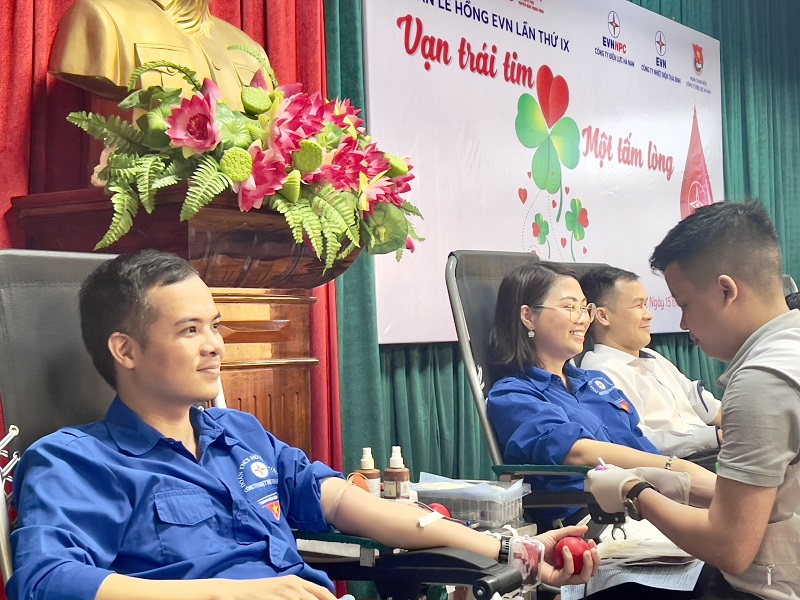 Công ty Nhiệt điện Thái Bình: Hưởng ứng Tuần lễ hồng EVN lần thứ IX