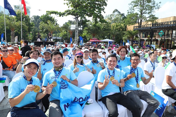 Kỷ lục “Biểu tượng hội thao gắn BIB lớn nhất Việt Nam
