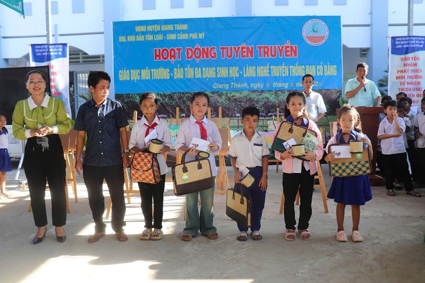 Khu bảo tồn Phú Mỹ: Nhiều hoạt động ý nghĩa về truyền thông giáo dục trong công tác bảo tồn thiên nhiên