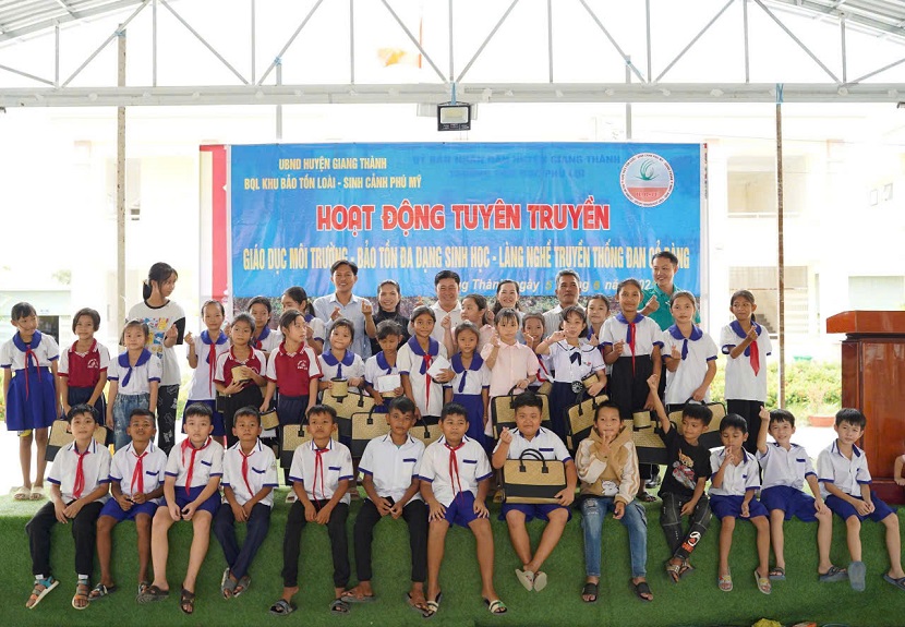 Khu bảo tồn Phú Mỹ: Nhiều hoạt động ý nghĩa về truyền thông giáo dục trong công tác bảo tồn thiên nhiên