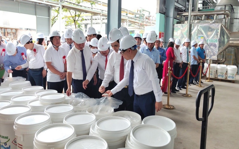 Công ty Hoá chất Việt Trì: Khánh thành dây chuyền sản xuất chất khử trùng các nguồn nước