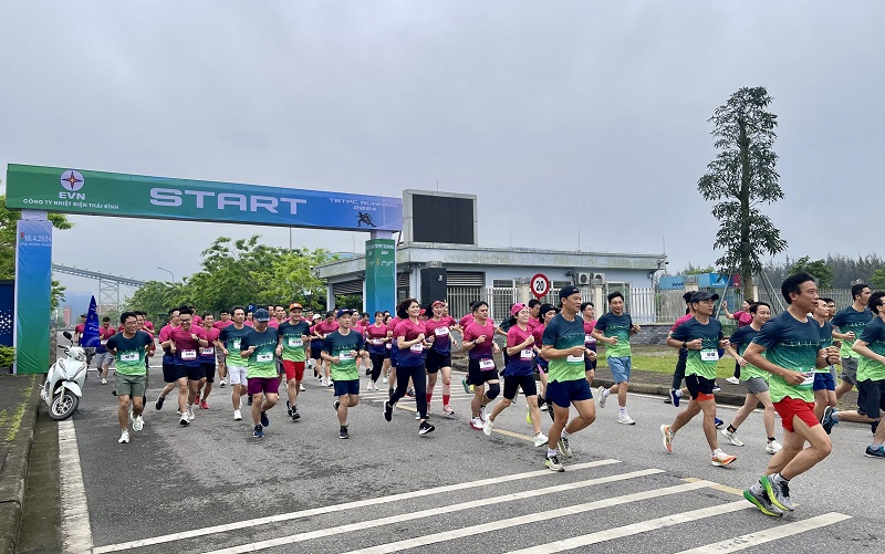 Công ty Nhiệt điện Thái Bình tổ chức giải chạy TBTPC Running 2024
