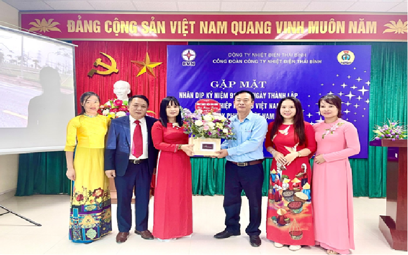 Công đoàn Công ty Nhiệt điện Thái Bình tổ chức hoạt động chào mừng kỷ niệm 91 năm Ngày thành lập Hội Liên hiệp phụ nữ Việt Nam và 11 năm Ngày Phụ nữ Việt Nam 20/10.