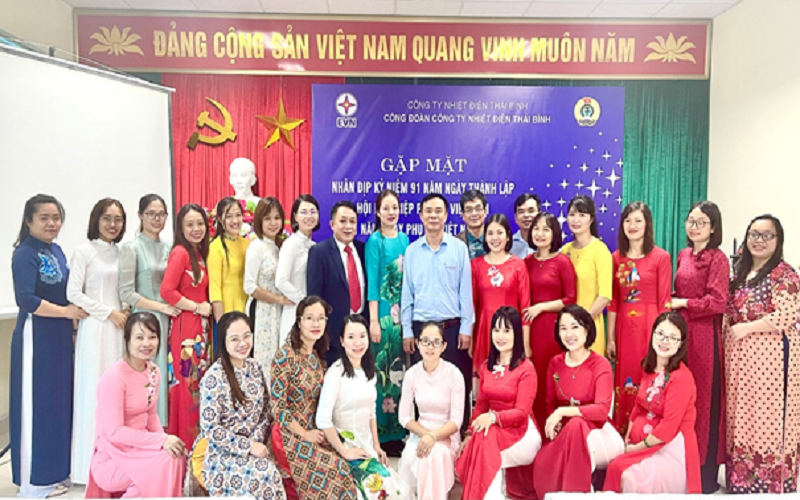 Công đoàn Công ty Nhiệt điện Thái Bình tổ chức hoạt động chào mừng kỷ niệm 91 năm Ngày thành lập Hội Liên hiệp phụ nữ Việt Nam và 11 năm Ngày Phụ nữ Việt Nam 20/10.