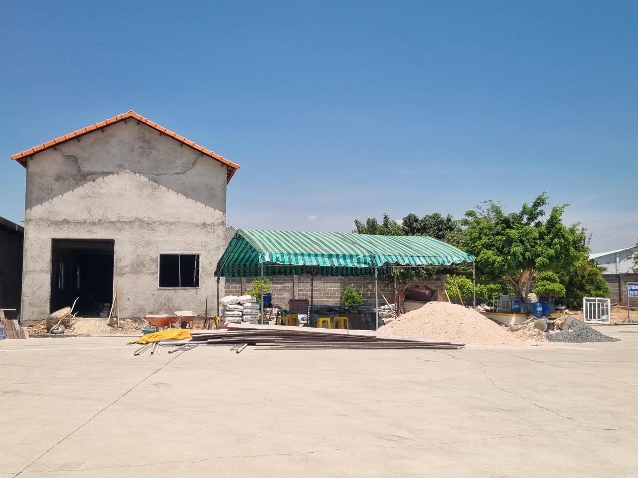 TP. Vũng Tàu: Tiếp tục “xây chui” tại bãi đậu xe chưa được cấp phép