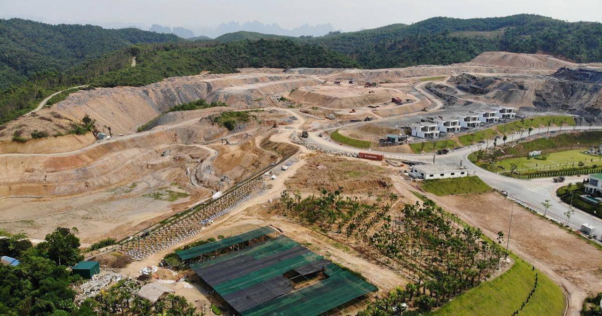 Một trong số những mặt bằng đang được Hoà Bình tổ chức đấu giá để phát triển khu dân cư 