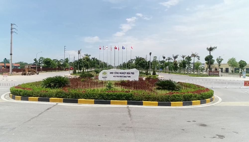 KCN Hoà Phú được xem là điểm sáng của sự phát triển kinh tế tại Bắc Giang trong thời gian gần đây