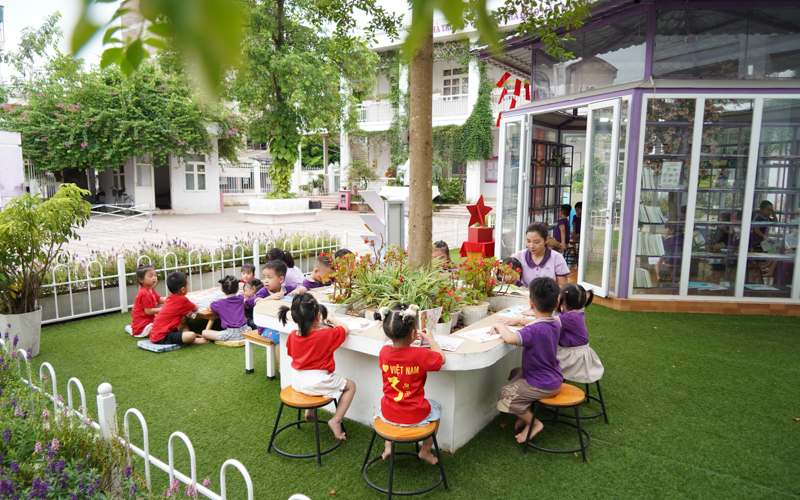 Thư viện xanh gợi mở sáng tạo