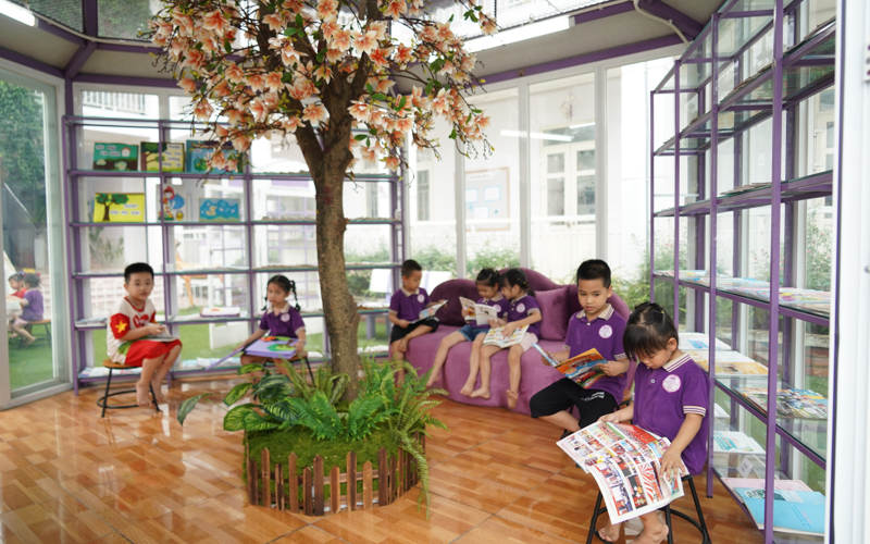 Thư viện xanh gợi mở sáng tạo