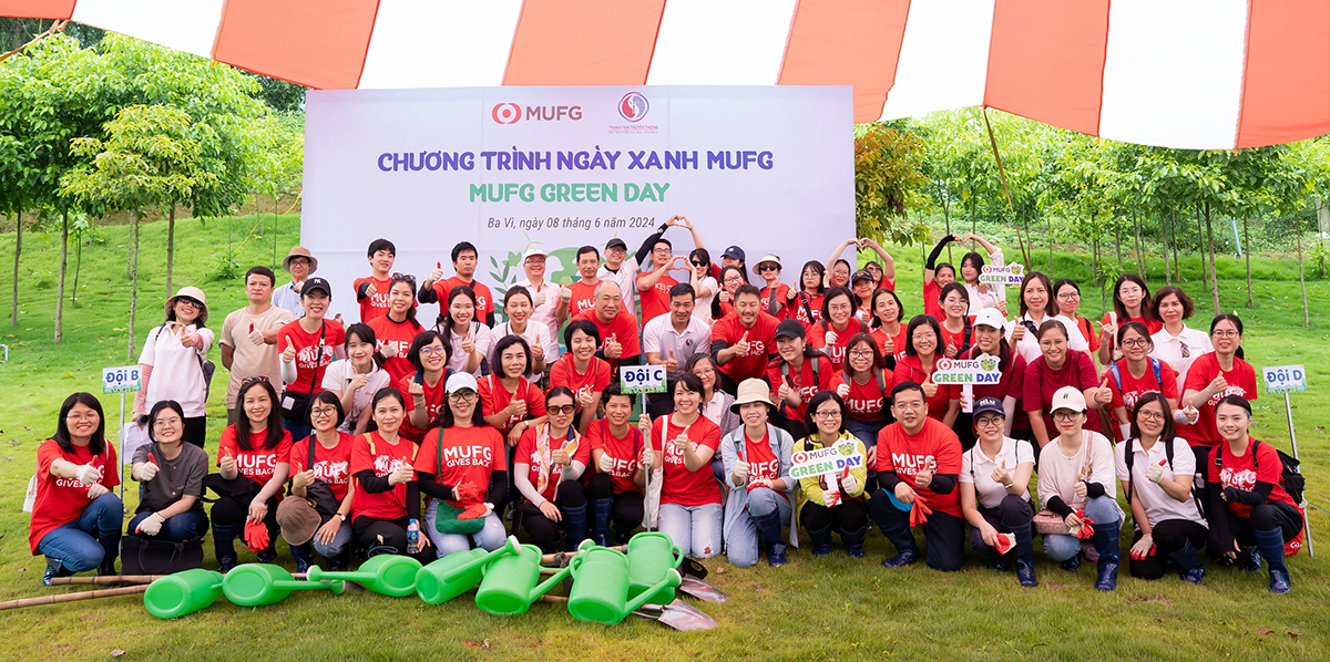 Hưởng ứng Ngày Môi trường thế giới với “MUFG Green day”