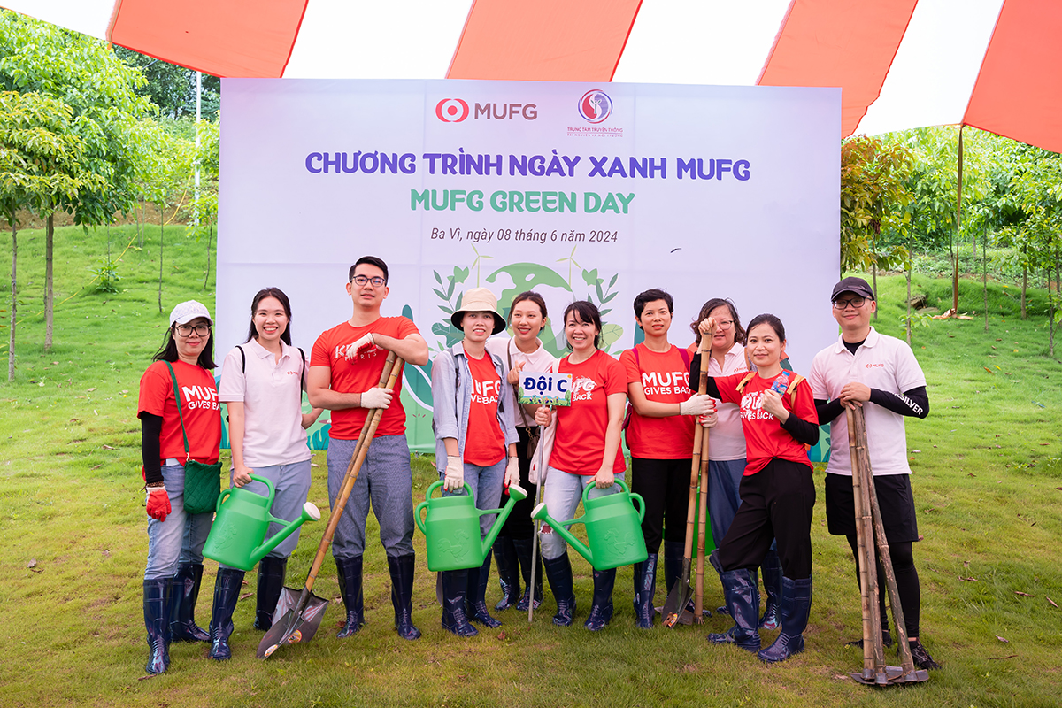Hưởng ứng Ngày Môi trường thế giới với “MUFG Green day”