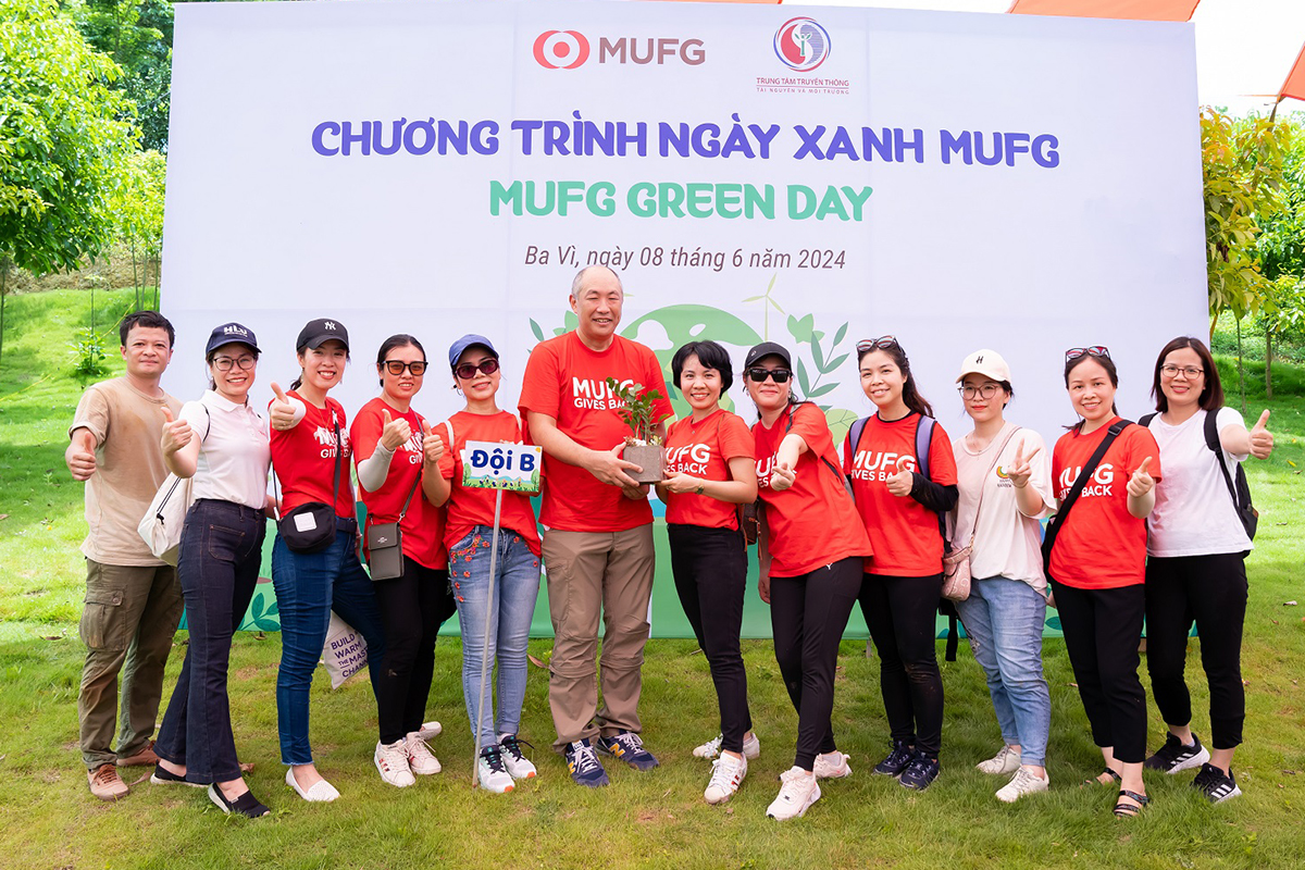 Hưởng ứng Ngày Môi trường thế giới với “MUFG Green day”