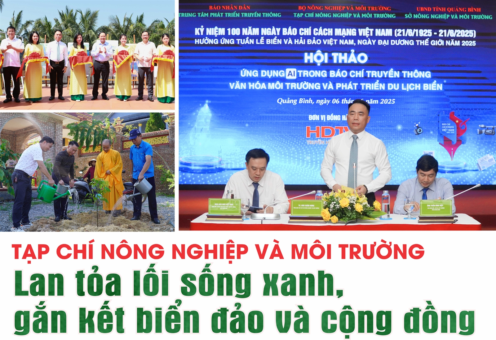 Tạp chí Nông nghiệp và Môi trường: Lan tỏa lối sống xanh, gắn kết biển đảo và cộng đồng