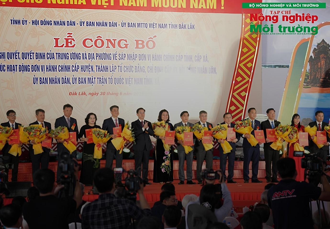 Đắk Lắk: Công bố Nghị quyết, Quyết định của Trung ương và địa phương sáp nhập các đơn vị hành chính