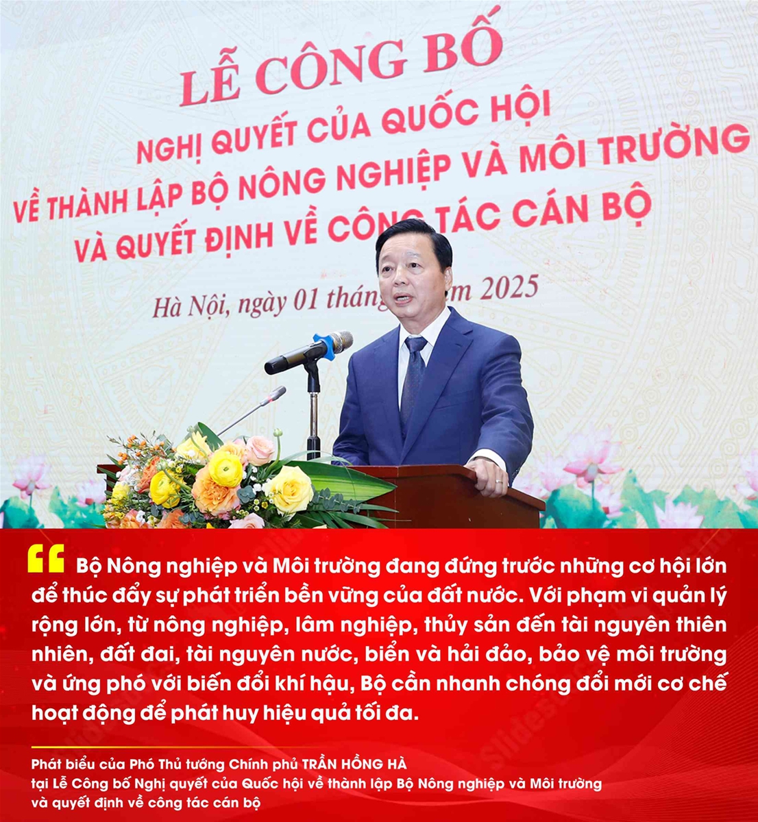 Bộ Nông nghiệp và Môi trường: Vươn tới một tầm cao mới