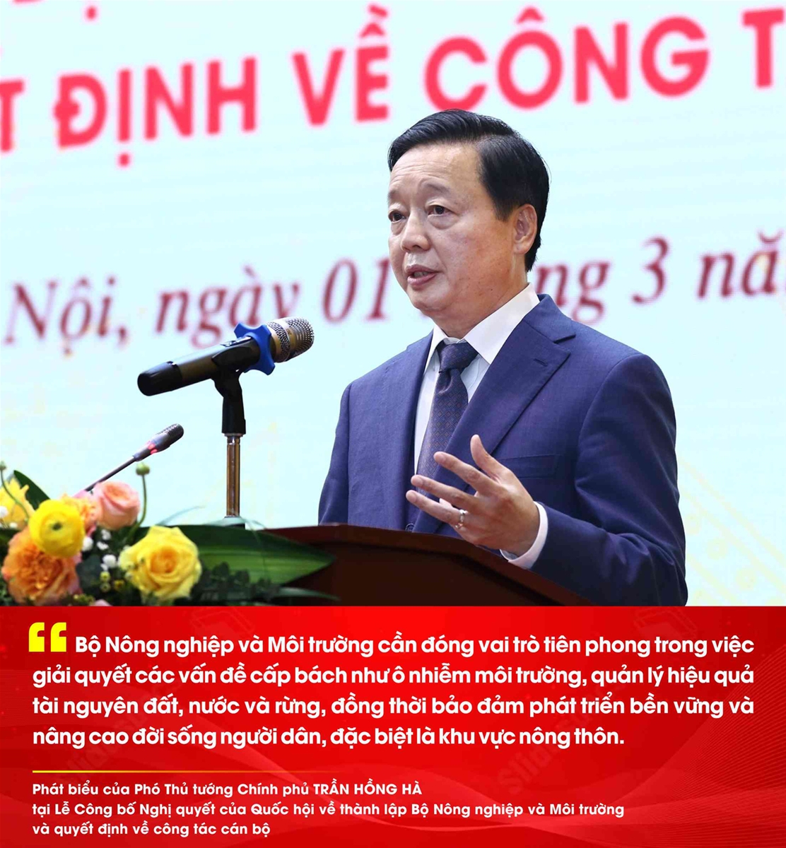 Bộ Nông nghiệp và Môi trường: Vươn tới một tầm cao mới
