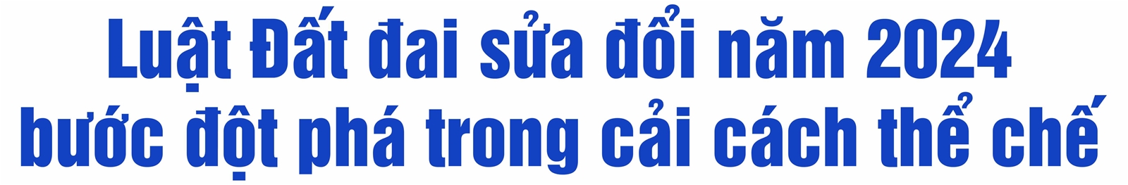 Thứ trưởng Lê Minh Ngân: Từ cải cách đất đai đến tầm nhìn phát triển bền vững