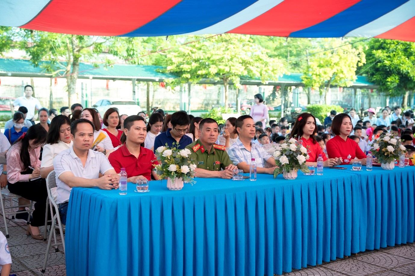 Trường Tiểu học Trung Thành tưng bừng khai giảng năm học mới