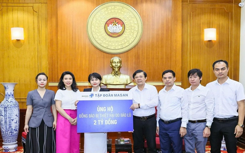 Trong 2 tháng, Tập đoàn Masan đóng góp gần 120 tỷ đồng cho các hoạt động an sinh