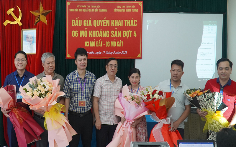 Thanh Hóa: 5/6 mỏ khoáng sản được đấu giá thành công