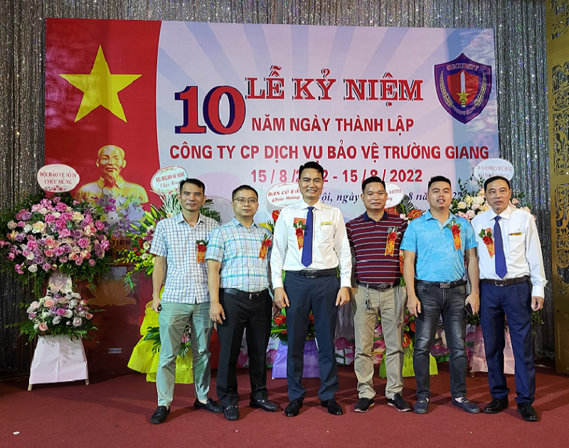 Công ty Cổ phần Dịch vụ Bảo vệ Trường Giang kỷ niệm 10 năm ngày thành lập