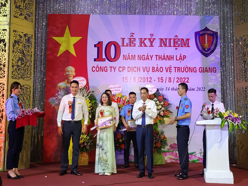 Công ty Cổ phần Dịch vụ Bảo vệ Trường Giang kỷ niệm 10 năm ngày thành lập