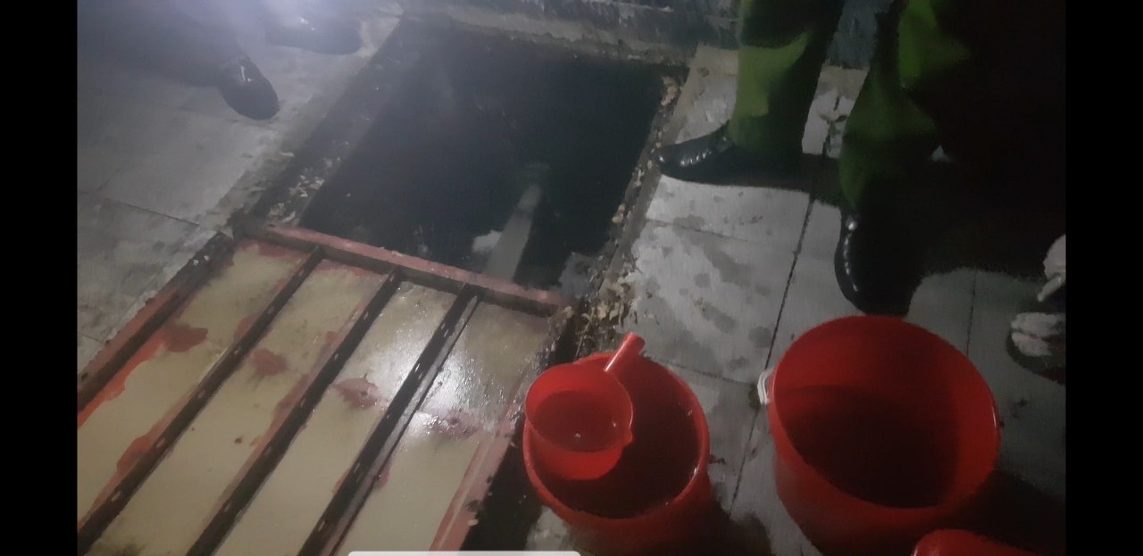 Ảnh hiện trường của Công an tỉnh Thanh Hoá