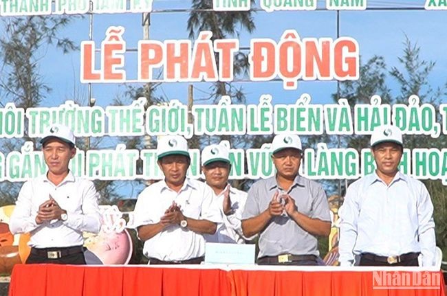 Quảng Nam: Phát động Tháng hành động vì môi trường gắn phát triển bền vững làng Bích họa Tam Thanh