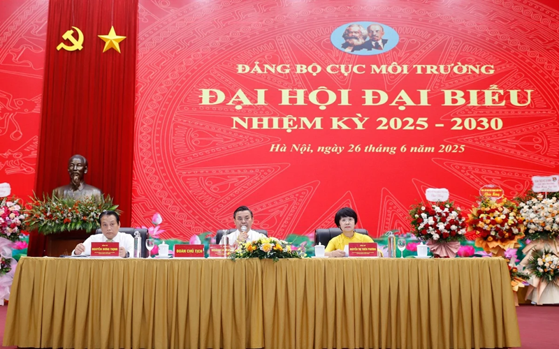 Đảng bộ Cục Môi trường quyết tâm đổi mới vì phát triển xanh và bền vững