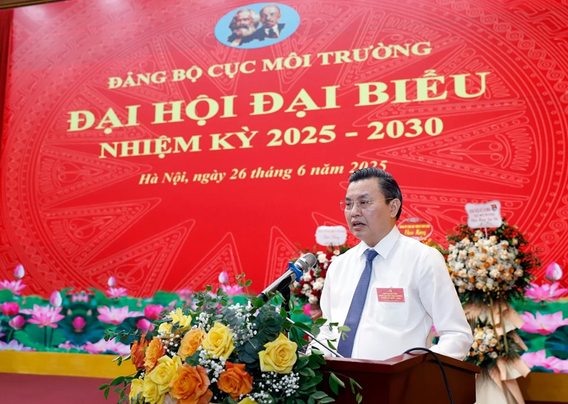 Đảng bộ Cục Môi trường quyết tâm đổi mới vì phát triển xanh và bền vững