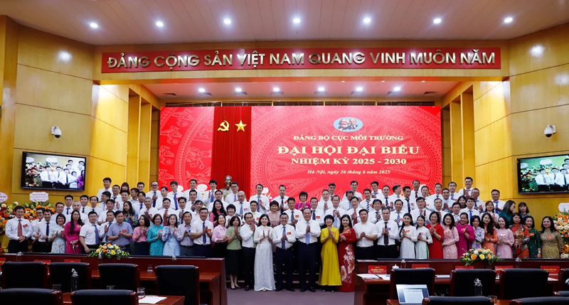 Đảng bộ Cục Môi trường quyết tâm đổi mới vì phát triển xanh và bền vững