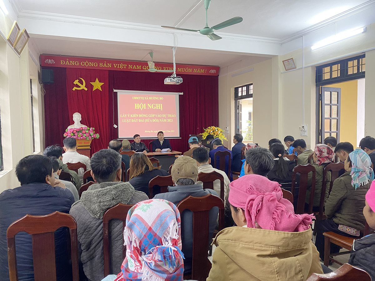 Lào Cai: Các địa phương tích cực đẩy nhanh tiến độ lấy ý kiến Nhân dân đối với dự thảo Luật Đất đai (sửa đổi)