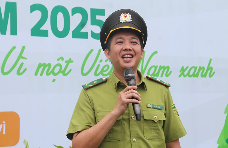 Đoàn Thanh niên Bộ Nông nghiệp và Môi trường trồng mới 5ha rừng tại Ba Vì