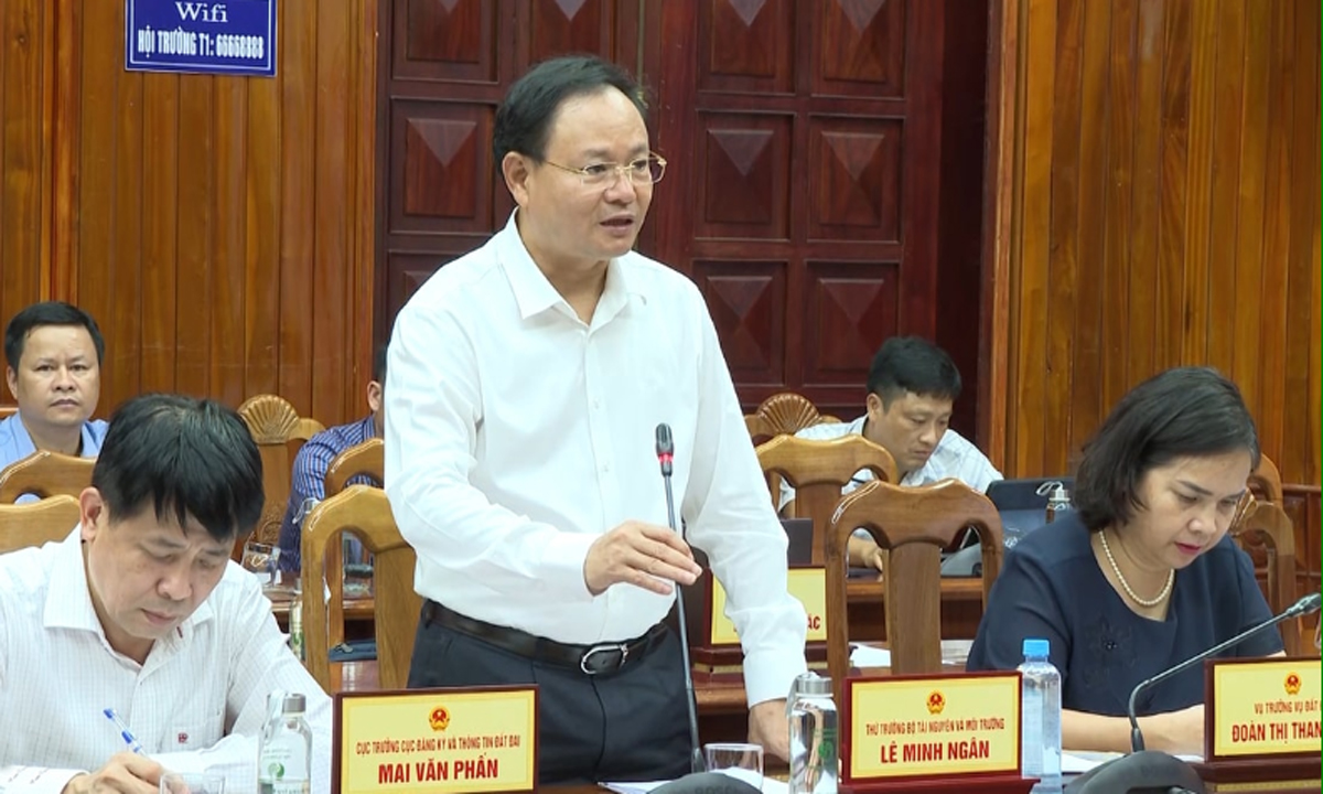 Thứ trưởng Lê Minh Ngân: Hành trình tâm huyết với Luật Đất đai năm 2024