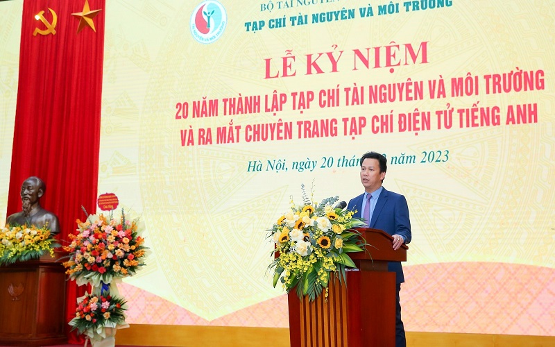 Tạp chí Tài nguyên và Môi trường: Kỷ niệm 20 năm thành lập và Ra mắt chuyên trang Tạp chí điện tử tiếng Anh