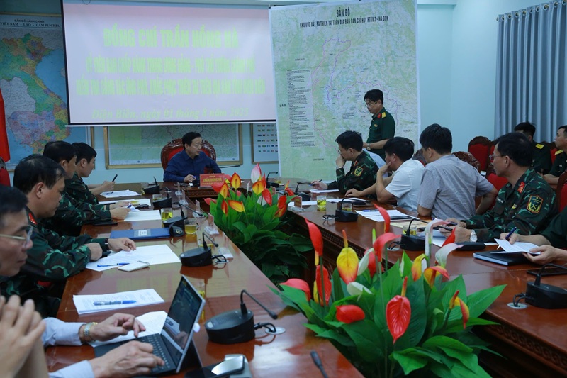 Phó Thủ tướng Trần Hồng Hà chỉ đạo khắc phục lũ quét, sạt lở đất ở Điện Biên